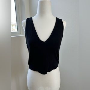 DESTINED Tilly’s Cropped Tank Top in Black
